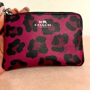 Coach wallet! Small wallet with wristlet.